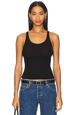 Military Rib Slim Tank Top Enza Costa