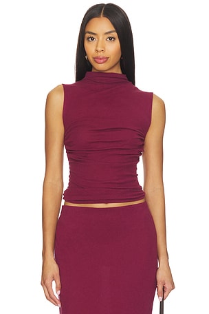 Cashmere Sleeveless Twist Top Enza Costa