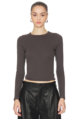 Supima Long Sleeve Tee Enza Costa