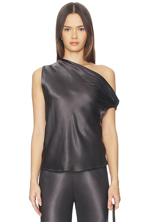 Satin Bias Off-shoulder Top Enza Costa