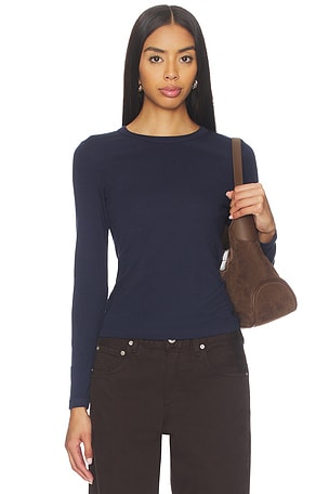 Supima Classic Long Sleeve Tee Enza Costa