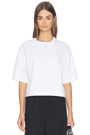 Short Sleeve Supima Structured Tee Enza Costa