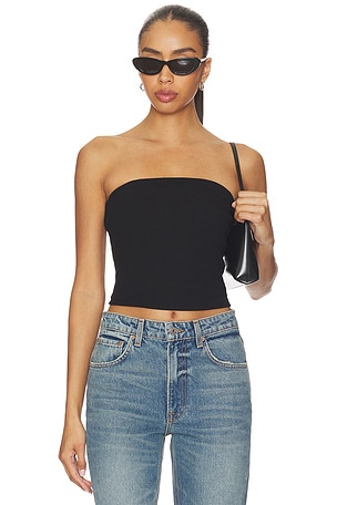 Cotton Rib Bandeau Top Enza Costa