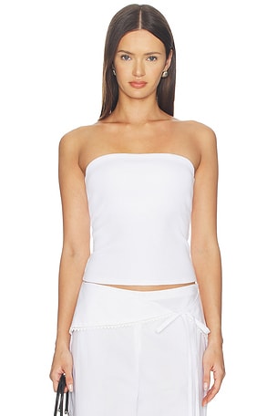 Cotton Rib Bandeau Top Enza Costa