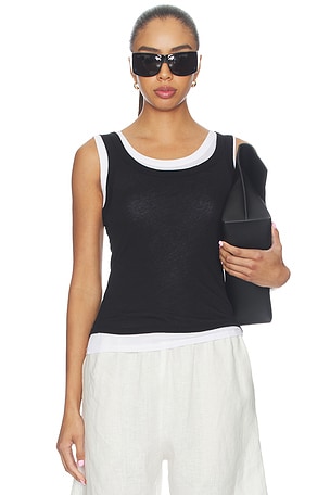 Tissue Jersey Layered Tanks Enza Costa