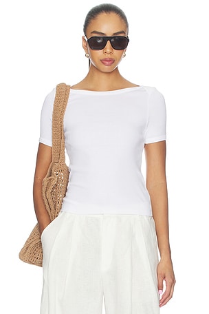 Supima Cotton Bateau Tee Enza Costa