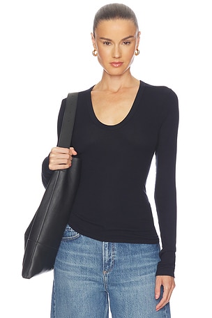 Silk Rib Essential U Tee Enza Costa