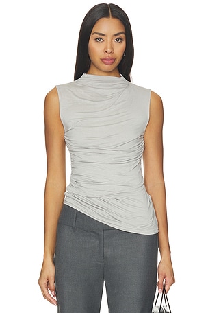 Fluid Viscose Jersey Sleeveless Twist Top Enza Costa