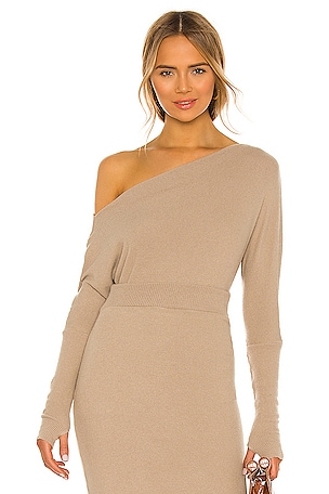 Sweater Knit Slouch Top Enza Costa