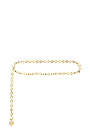 Epifene Riviera Chain Belt in Metallic Gold