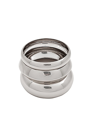 Epifene Kali Bangle Set in Metallic Silver