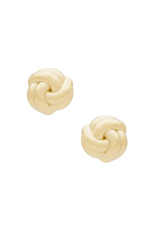 Round Swirl Stud Earrings Epifene