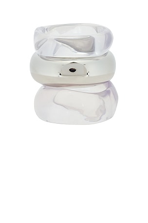 Liquid Resin Bangles Set Of 3 Epifene