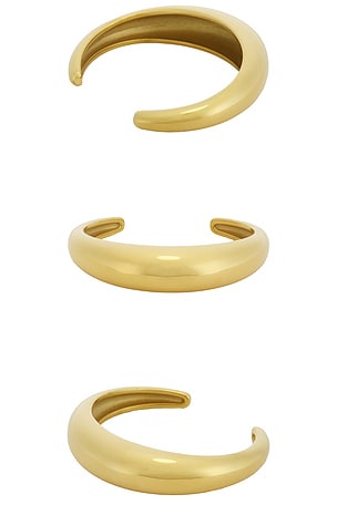 Gold Chain Arm Cuff Set Of 2 Epifene