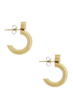 Epifene ENSEMBLE DE BOUCLES D'OREILLES en Or Métallisé