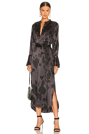 equipment silk maxi dress EQUIPMENT Henriette Floral-Print Silk Chiffon Maxi Dress Blue Size 10