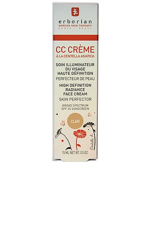 erborian Travel CC Cream Buildable Tinted Color Corrector with SPF 25 in Clair