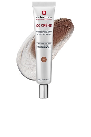 CC Cream Color-Corrector With Korean 2% Centella Asiatica & Hyaluronic Acid erborian