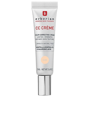 Travel CC Cream Color-Corrector With Korean 2% Centella Asiatica & Hyaluronic Acid erborian