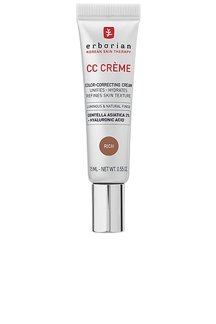 Travel CC Cream Color-Corrector With Korean 2% Centella Asiatica & Hyaluronic Acid erborian