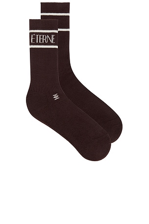 Cotton Logo Sport Sock Eterne