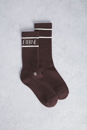 Cotton Logo Sport Sock Eterne