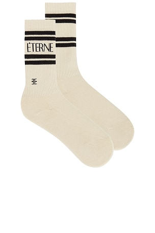 Cotton Logo Sport Sock Eterne