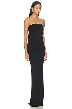 Eterne Twist Maxi Dress in Black. Size XS. Also