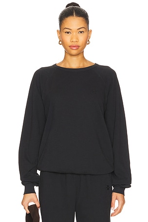 Oversized Lightweight French Terry Raglan Sweatshirt Eterne