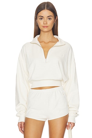 Cropped Half-zip Sweatshirt Eterne