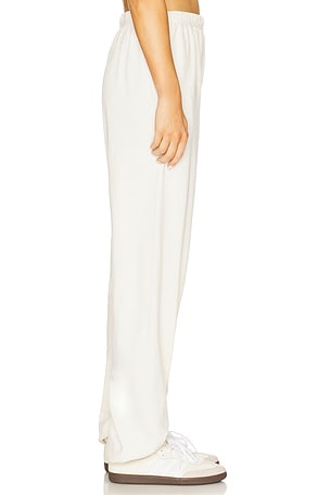 Eterne Boyfriend Lightweight French Terry Pocket Sweatpant in Neutral