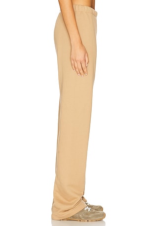 Eterne Straight Leg Sweatpant in Tan