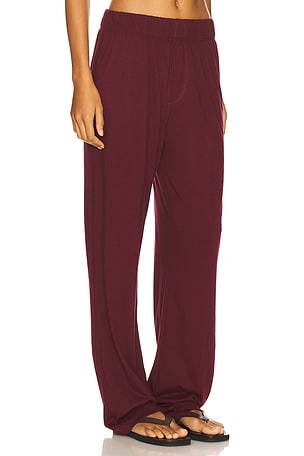 Eterne Lounge Pant in Wine. Size XS. Also