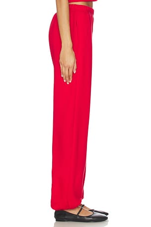 Eterne Boyfriend Pocket Sweatpant in Red
