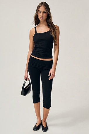Foldover Capri Legging Eterne