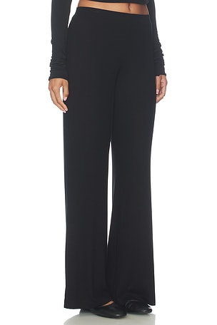 Eterne Butter Rib Easy Lounge Pant in Black
