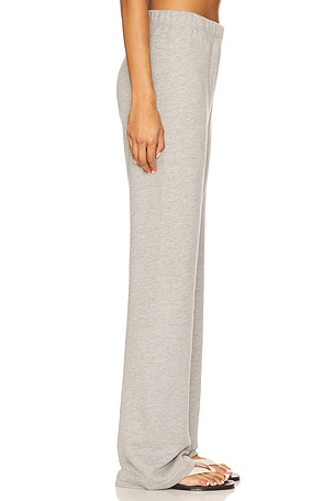 Eterne Straight Leg Sweatpant in Light Grey