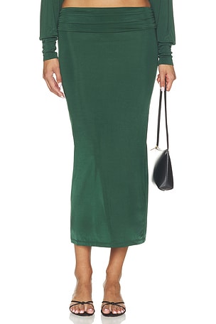 Elsa Liquid Jersey Midi Skirt Eterne