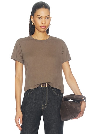 Cotton Short Sleeve Boxy Tee Eterne
