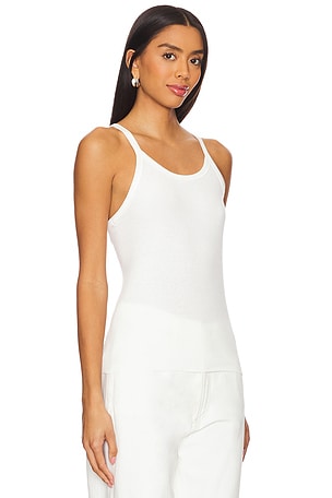 Eterne Rib Tank Top in Ivory. Size XS. Also