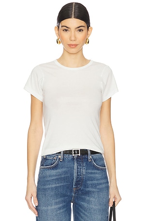 Fitted Crewneck Short Sleeve Top Eterne