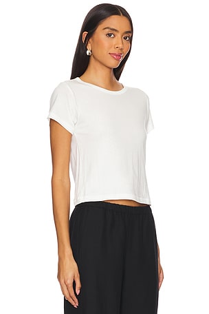 Eterne Short Sleeve Baby Tee in Ivory