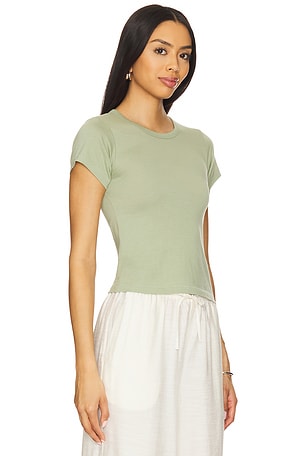Eterne Short Sleeve Baby Tee in Sage