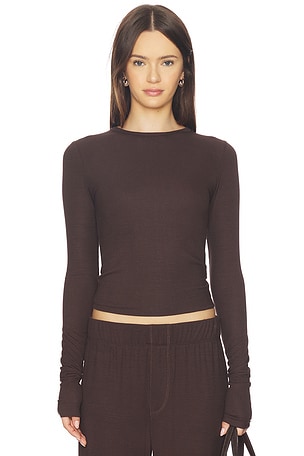 Long Sleeve Fitted Top Eterne