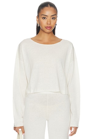 Cropped Boatneck Top Eterne