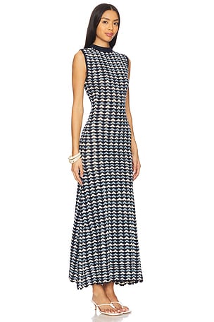 ESCVDO Pacifico Maxi Dress in Blue