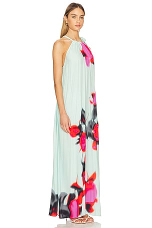 Essentiel Antwerp Fotshot Placed Print Dress in Mint