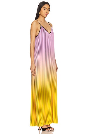 Essentiel Antwerp Haurus Maxi Dress in Rose,Orange