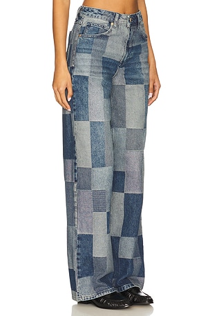 Essentiel Antwerp Ijeans Patchwork Jeans in Blue. Size 30. Also