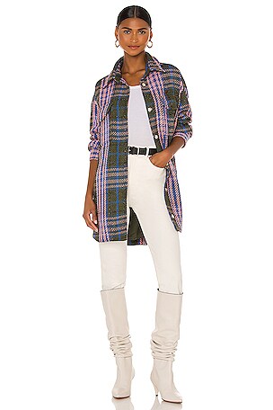 Essentiel Antwerp Wecho Shirt Jacket in Combo Graffiti | REVOLVE
